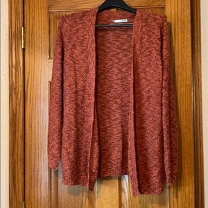 Burnt Orange Knit Cardigan